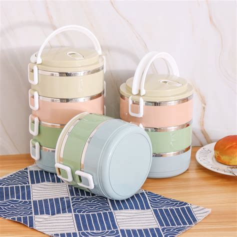 stainless steel bento lunch boxes|metal stackable lunch box.